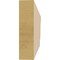 Ekena Millwork 2in. W x 8in. H x 24in. L Newport Woodgrain TimberThane Rafter Tail, Primed Tan RFTUR02X08X24NEWRCPR - alternate 4